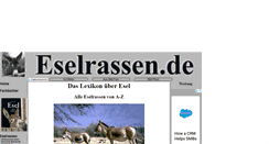 Desktop Screenshot of eselrassen.de